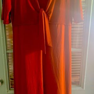 Brown dress worn twice.